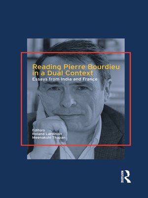 cover image of Reading Pierre Bourdieu in a Dual Context
